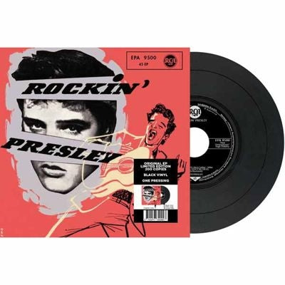 Elvis Presley - Ep Etranger N°21 - Rockin' Presley - Epa 9500 (Germany) - Import Vinyl 7 inch Single Record Limited Edition