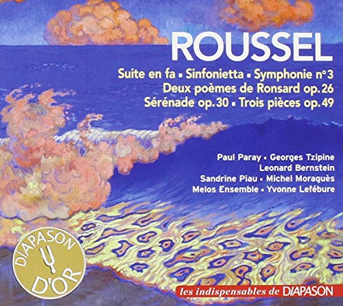 Roussel, Albert (1869-1937) - Orch.works, Chamber Works: Bernstein / Tzipine / Paray / Melos Ensemble Piau(S)Lefebure(P)Etc - Import CD
