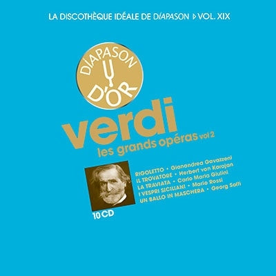 Maria Callas, Giuseppe di Stefano, Renata Scotto, Ettore Bastianini, Alfredo Kraus, Carlo Bergonzi - Verdi: La Discotheque Ideale de Diapason Vol 19/Les Grands Operas 2 - Import 10 CD Box Set