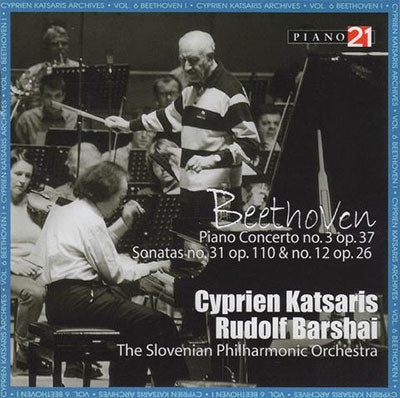 Cyprian Katsaris. - Beethoven: Piano Concerto No.3, Piano Sonatas No.31, No.12 - Import CD