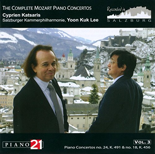 KATSARIS/SALZBURGER KAMMERPHIL - Mozart: Piano Concertos Vol.3 - No.24 K.491, No.18 K.456 - Import CD