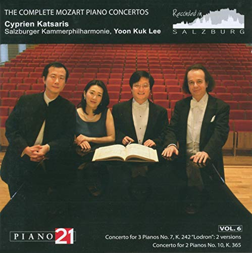 Mozart (1756-1791) - Piano Concertos Nos, 7, 10, : Katsaris, Eung-Gu Kim, Mari Ota, Lee / Salzburg Kammerphilharmonie - Import CD
