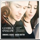 Emmanuel Jacques - George Onslow: Cello Sonatas No.1-No.3 - Import CD