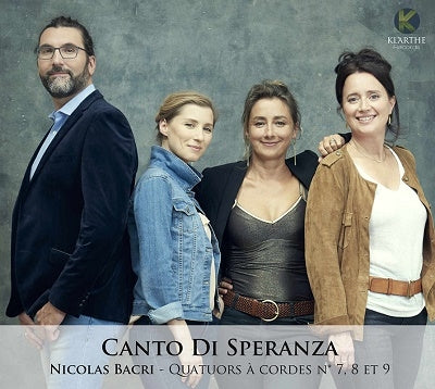 Quatuor Psophos - Nicolas Bacri: Canto Di Speranza/Quatuors 7/8/9 - Import CD Digipak