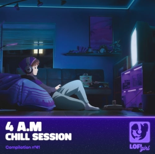 Various Artists - Lofi Girl Presents: 4 A.M Chill Session - Import Starry Night Splatter Vinyl 2 LP Record