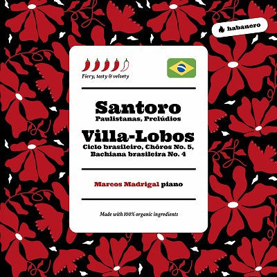 Marcos Madrigal - Santoro, Claudio : Brazil -Santoro & Villa-Lobos Piano Works - Import 2 CD
