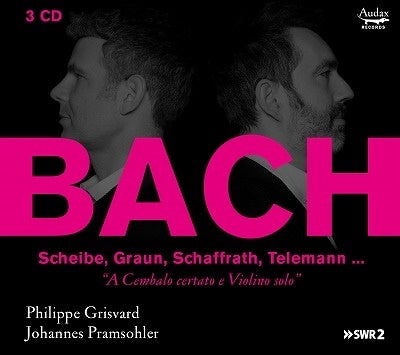 Bach / Pramsohler, Johannes / Grisvard, Philippe - Bach: A Cembalo Certato E Violino Solo - Import 3 CD