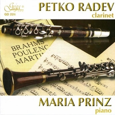 Petko Radev - Brahms:Clarinet Sonata No.1/Poulenc:Clarinet Sonata/etc:Petko Radev(cl)/Maria Prinz(p) - Import CD