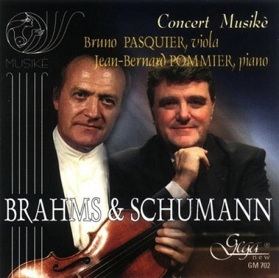 Bruno Pasquier & Jean-Bernard Pommier - BRAHMS & SCHUMANN:BRAHMS:VIOLA SONATA OP.120-1/SCHUMANN:MARCHENBILDER OP.113/ETC:BRUNO PASQUIER(va)/JEAN-BERNARD POMMIER(p) - Import CD