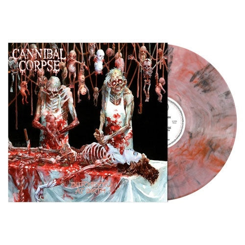 Cannibal Corpse - Butchered At Birth - Import Red & Black Smoke Vinyl LP Recurd