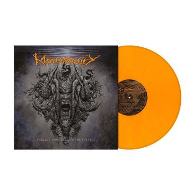Monstrosity - Screams From Beneath The Surface - Import Orange Marbled Vinyl LP Record Limited Edition