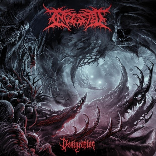 Ingested - Denigration - Import Electric Blue Smoke Vinyl LP Record