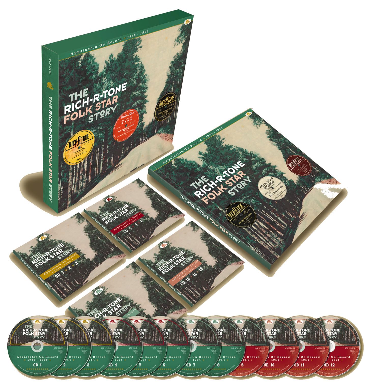 Various Artists - The Rich-R-Tone Folk Star Story: Appalachia On Record 1946-195454 - Import 12 CD