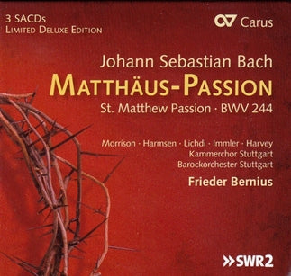 Frieder Bernius - J.S.Bach: Matthaus-Passion BWV.244 - Import 3 SACD Hybrid Limited Edition
