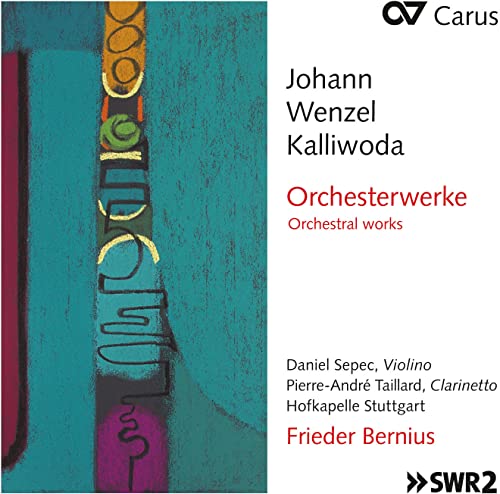 Kalliwoda (1801-1866) - Symphony No.1, Violin Concertino No.1, etc : Frieder Bernius / Hofkapelle Stuttgart, Daniel Sepec(Vn)Pierre-Andre Taillard(Cl) - Import CD