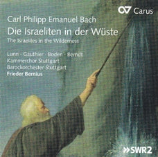 Frieder Bernius - C.P.E.Bach: Die Israeliten in der Wuste - Import CD