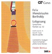 STUTTGART; D BERNIUS; KAMMERCHOR - Symphony No. 2 Lobgesang - Import CD