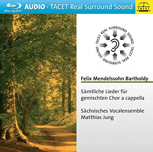 Mendelssohn (1809-1847) - Complete Lieder for Choir a Cappella : M.Jung / Sachsisches Vokalensemble - Import Blu-ray Audio