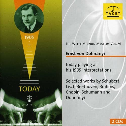 Dohnanyi, Ernst von (1877-1960) - Welte-mignon Piano Rolls: E.dohnanyi - Import 2 CD