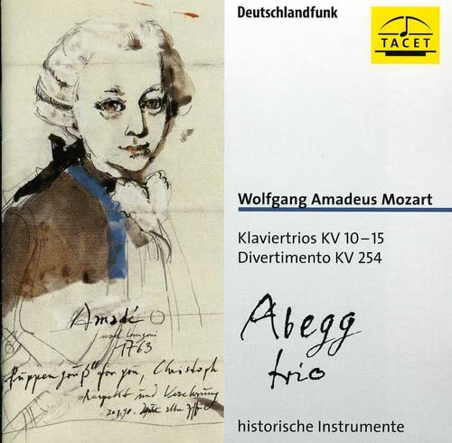 Mozart (1756-1791) - Piano Trio.1, Early London Triok.10-15: Abegg Trio - Import CD