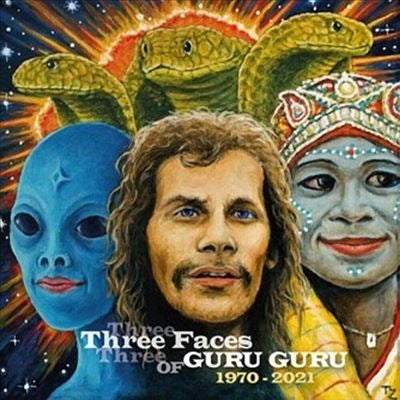 Guru Guru - Three Faces Of Guru Guru (Tri-colour Splatter Vinyl) - Import LP Record