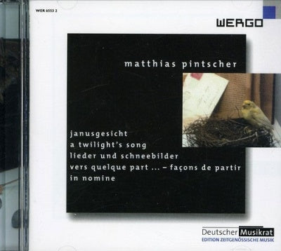 Tabea Zimmermann & Alban Gerhardt, PINTSCHER, KLANGFORUM WIEN, ETC - Matthias Pintscher: Janusgesicht; A Twilight's Song; Lieder und Schneebilder - Import CD