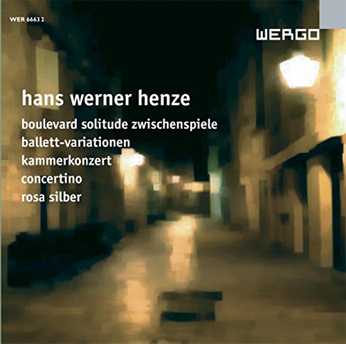 Henze, Hans Werner (1926-2012) - Boulevard Solitude Zwischenspiel, Etc: Ruzicka / Ndr So Tainton(P)Etc - Import CD