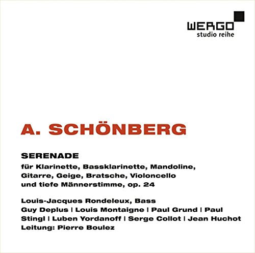 SCHOENBERG,A. - A. Schonberg: Serenade Op.24 - Import CD