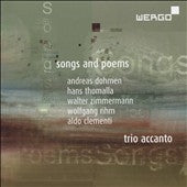 Trio Accanto - Songs And Poems - Import CD