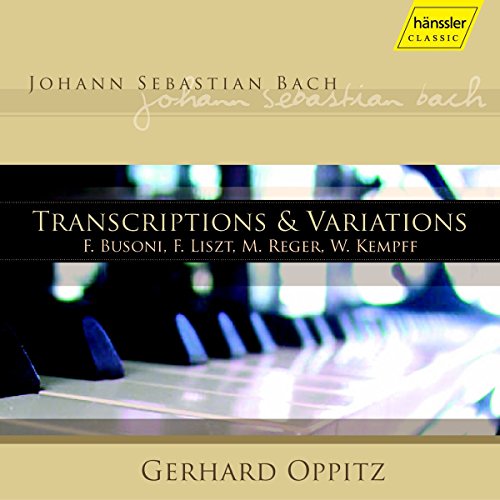 Bach (1685-1750) - Transcriptions & Variations(Reger, Liszt): Oppitz(P) - Import 2 CD