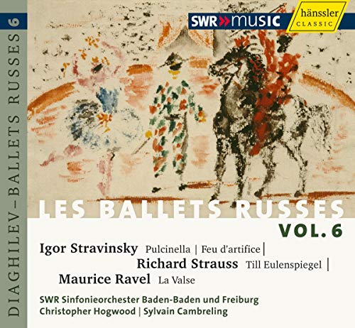 Stravinsky (1882-1971) - Stravinsky Pulcinella : Hogwood / SWR SO +Fireworks, R.Strauss Till, Ravel La Valse : Cambreling / SWR SO - Import CD