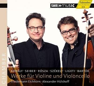 Kodaly / Seiber / Szekely / Eichhorn / Huelshoff - Hungarian Compositions for Violin and Violoncello - Import CD