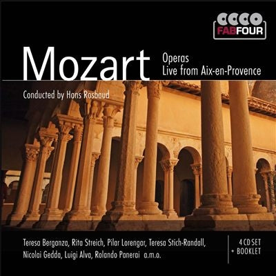 Hans Rosbaud - Mozart: Operas Live in Aix-en-Provence - Import 4 CD