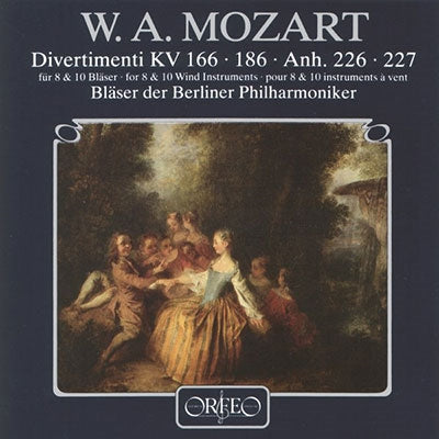 MOZART,WOLFGANG AMADEUS - Divertimenti For 8 & 10 Wind Instruments - Import CD