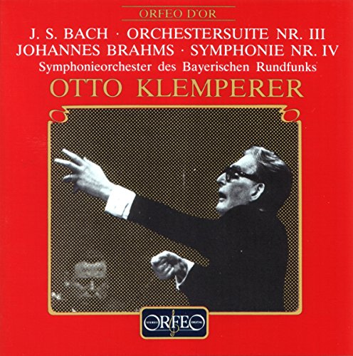 Brahms (1833-1897) - Sym.4: Klemperer / Bavarian.rso Live 1957 J.s.bach - Import CD
