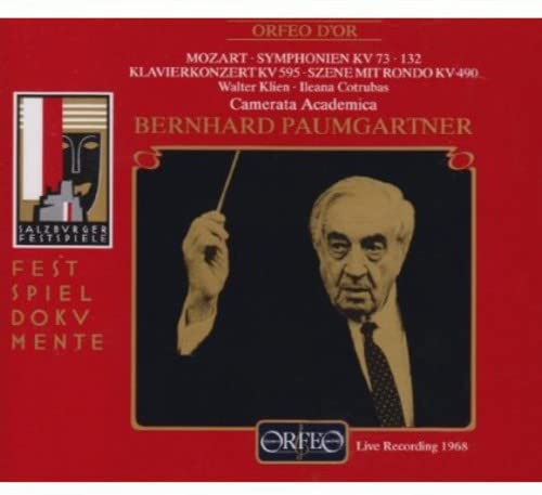 Mozart (1756-1791) - Sym.9, 19, Piano Concerto.27: Paumgartner / Camerata Academica Salzburg - Import CD