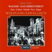 Wagner / Hass / Coburn / Schunk / Sawallisch - Wagner: Das Liebesverbot - Import 3 CD