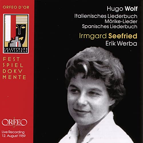 Wolf (1860-1903) - Lieder: Seefried(S), Werba(P)(Salzburg 1956, 1959) - Import CD