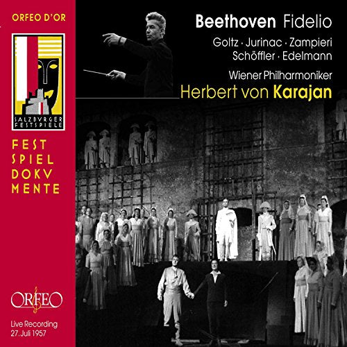 Beethoven (1770-1827) - Fidelio : Karajan / Vienna Philharmonic, Goltz, Edelmann, etc (1957 Mono)(2CD) - Import 2 CD