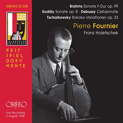 BRAHMS / KODALY / TCHAIKOVSKY - Brahms: Cello Sonata No.2 Op.99; Kodaly: Sonata for Cello Solo Op.8; Debussy: Cello Sonata; Tchaikovsky: Variations on a Rococo Theme Op.33 - Import CD
