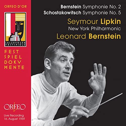 Shostakovich, Dmitri (1906-1975) - Shostakovich Symphony No, 5, Bernstein Symphony No, 2,: Bernstein / New York Philharmonic, S.Lipkin(P)(1959 Salzburg) - Import CD