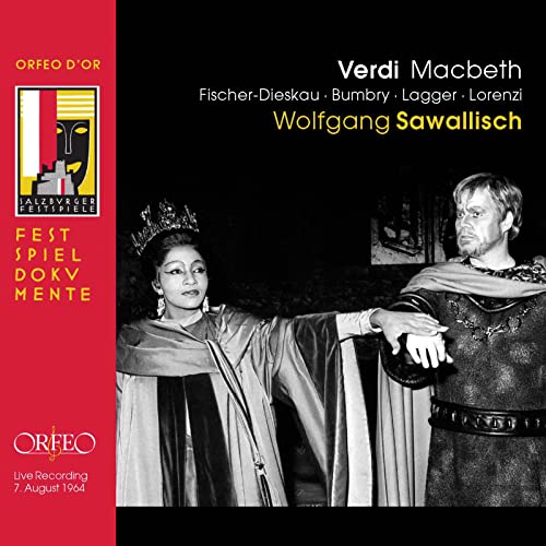 Verdi (1813-1901) - Macbeth : Sawallisch / Vienna Philharmonic, F-Dieskau, Bumbry, Lagger, Lorenzi, Ruk-Focic, etc (Salzburg 1964 Monaural)(2CD) - Import 2 CD