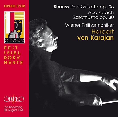 Strauss, Richard (1864-1949) - Don Quixote, Also Sprach Zarathustra: Karajan / Vpo Fournier(Vc)Streng(Va)(1964 Salzburg) - Import CD