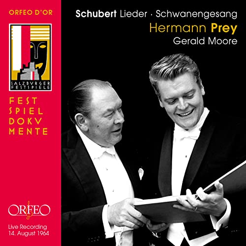 Schubert (1797-1828) - Lieder -Schwanengesang, etc : Prey(Br)G.Moore(P)(1964 Salzburg) - Import CD