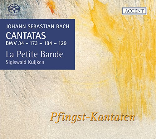 Bach (1685-1750) - Cantatas Nos.34, 129, 173, 184 (Vol.16): S.Kuijken / La Petite Bande, etc (Hybrid) - Import SACD Hybrid
