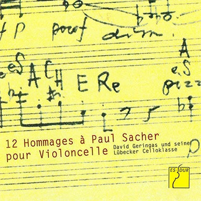 Geringas - Douze Hommages À Paul Sacher Pour Violoncelle (David Geringas And His Luebeck Cello Class) - Import CD