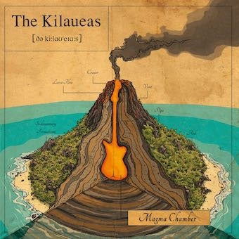 The Kilaueas - Magma Chamber - Import 180g Clear Curacao & Blue Marble Vinyl LP Record Limited Edition
