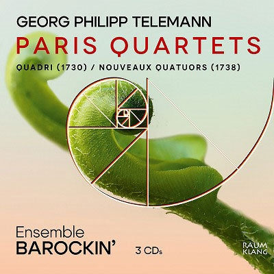 Ensemble Barockin' - Telemann, Georg Philipp : Paris Quartets - Import 3 CD