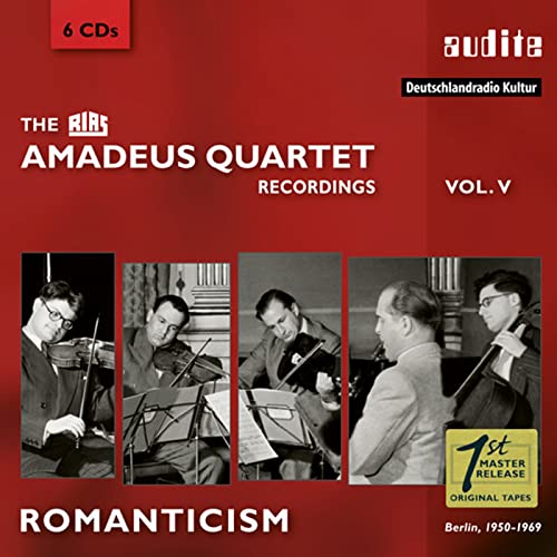 RIAS AMADEUS QUARTET - Romanticism: The RIAS Amadeus Quartet Recordings, Vol. 5 - Import 6 CD
