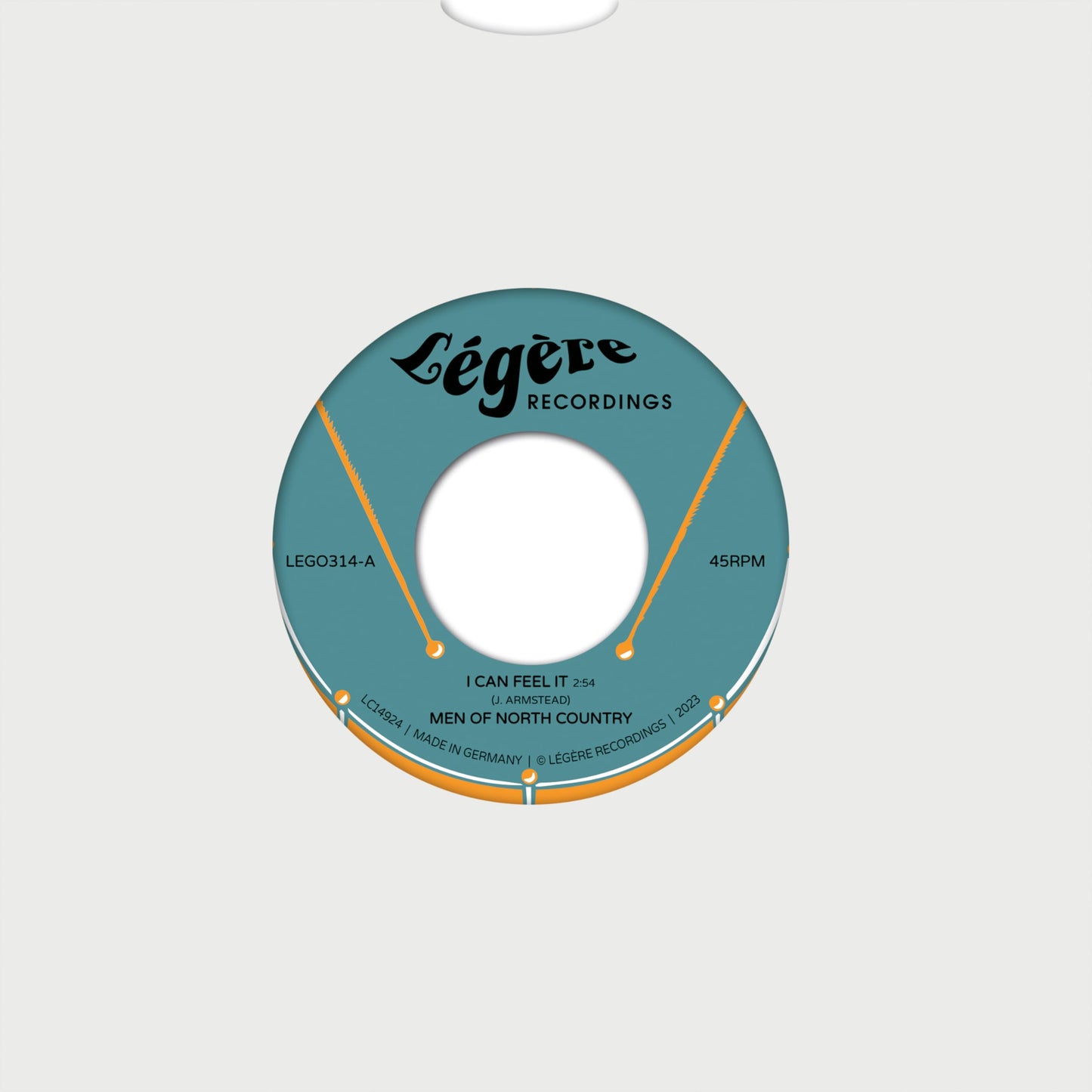 Men Of North Country - I Can Feel It - Import 7 inch Shingle Record